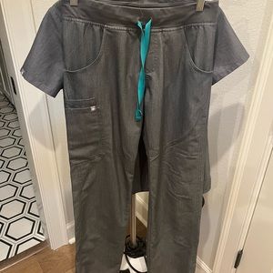 Figs Grey bottoms XS